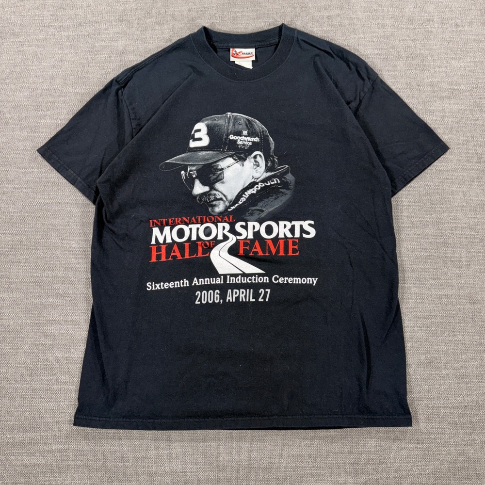 Chase Authentics Dale Earnhardt T-Shirt Mens Large Black Excellent 2006 Racing